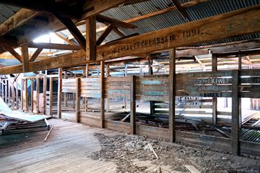Abandoned shearing shed, Eyre Hwy, Colona Waterhole, South Australia