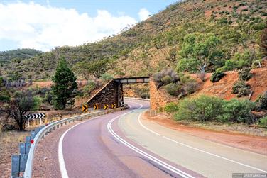 Rail bridge on the Flinders Ranges Way, South Australia