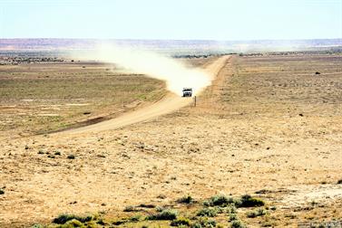 The Birdsville Track, edge of the Simpson Desert, South Australia