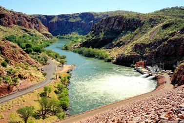 The Ord River Dam, Kununurra, Western Australia