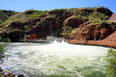 The Ord River Dam, Kununurra, Western Australia