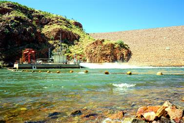 The Ord River Dam, Kununurra, Western Australia