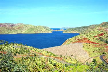 The Ord River Dam, Kununurra, Western Australia
