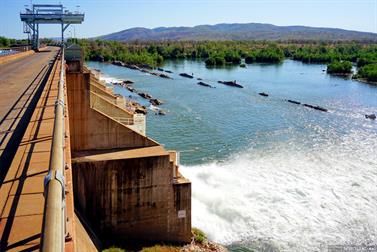 Kununurra Diversion Dam, Ord River, Western Australia