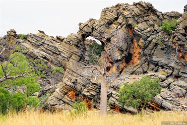Rock formations on the Leopold Downs Rd, Kimberley, Western Australia