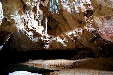 Inside the mouth of Tunnel Creek, Kimberley, Western Australia