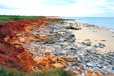 Riddell Beach sand & rock bluffs, Broome, Western Australia