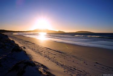 Sunrise at Wharton Bay, south coast, Western Australia