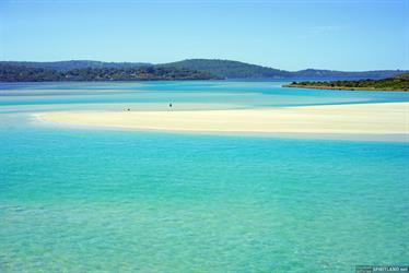 Ocean Beach, mouth of Wilson Inlet, Denmark, Western Australia